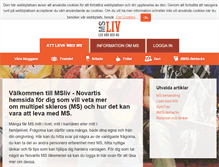Tablet Screenshot of msliv.se